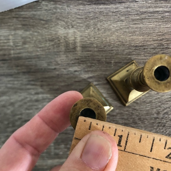 Vtg Miniature Brass Candle Holders - Picture 9 of 11